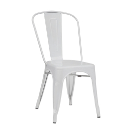 Καρέκλα Relix White Ε5191 45Χ51Χ85 cm Μέταλλο