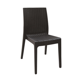 Καρέκλα Dafne Brown Rattan Ε328,3 46Χ55Χ85 cm