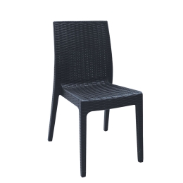 Καρέκλα Dafne Anthracite Rattan Ε328,2 46Χ55Χ85 cm