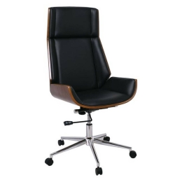 Πολυθρόνα Διευθυντή BF9850 ΕΟ537,1 65x66x112/117cm Wallnut-Black