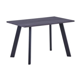 Τραπέζι Baxter ΕΜ820,2 120x70x75cm Grey Walnut-Black Μελαμίνη,Μέταλλο