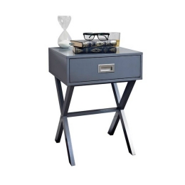Κομοδίνο Wick Ε749,4 40x40x55cm Grey Mdf