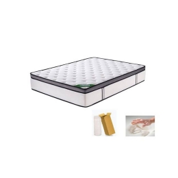 Στρώμα Mini Pocket+Memory Foam+Latex Ε2052,2 Μονής Όψης 160x200x32cm (Roll Pack) Υπέρδιπλo