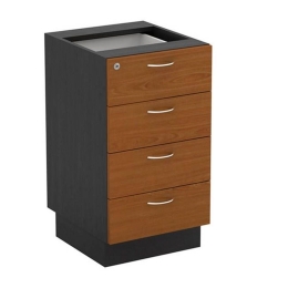 Συρταριέρα Γραφείου Executive 999 ΕΟ999Ε,11 40x45x73cm Dark Grey/Cherry