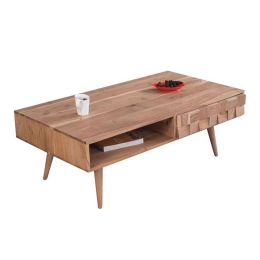 Τραπεζάκι Σαλονιού Teka ΕΑ7046 117x60x40cm Acacia Natural Ξύλο