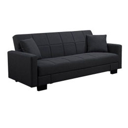 Καναπές Κρεβάτι Kelso Black Ε9928,5 197x81x80 Ύφασμα