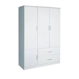 Ντουλάπα Closet White Ε8385,1 120x50x180cm Τρίφυλλη Μελαμίνη