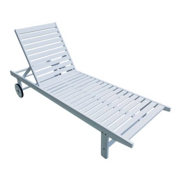 Ξαπλώστρα Lugano White Acacia Ε229,2 65x196x32cm