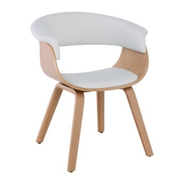 Πολυθρόνα Herman Natural/White Ε7514,2 68x56x77cm