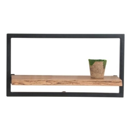 Ράφι Lizard Acacia Natural/Black ΕΑ7070,4 65x25x35cm