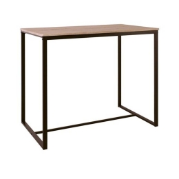 Τραπέζι Μπαρ Henry Dark Brown/Sonoma ΕΜ9795,1Τ 100x60x86cm Μελαμίνη,Μέταλλο
