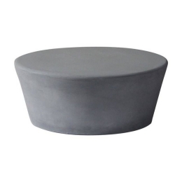 Τραπέζι Σαλονιού Concrete Cement Grey Ε6209 D.75 H.30cm