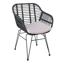 Πολυθρόνα Salsa-W Ε282,Κ3 55x56x82cm Grey-Ecru