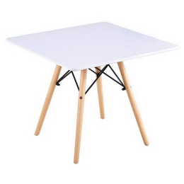 Τραπέζι Art Wood Kid Ε708Κ,1 60x60x49cm White Mdf,Ξύλο