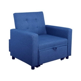 Πολυθρόνα - Κρεβάτι Imola Ε9921,14 100x102x92/75x180x44cm Blue Ύφασμα