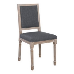 Καρέκλα Jameson Square Ε755,2 45x53x95cm Grey Σετ 2τμχ Ξύλο,PU