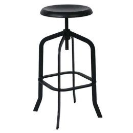 Σκαμπό Bar Andy Ε5137,1 36x36 H.66/81cm Black Μέταλλο