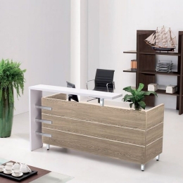 Reception Project ΕΟ944 180x75x110cm Sonoma - White