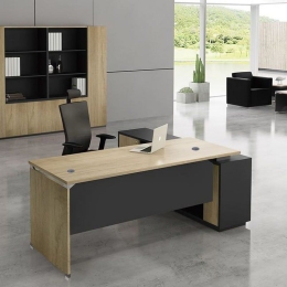 Γραφείο Project ΕΟ936,L Με Αριστερή Γωνία 200x90/200x40 H.75/65cm Sonoma - Grey