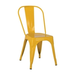 Καρέκλα Relix Ε5191,9MW 44x49x84cm Yellow Μέταλλο