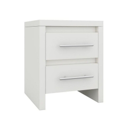 Κομοδίνο Kennel Ε765,3 47x39x57cm White Μοριοσανίδα