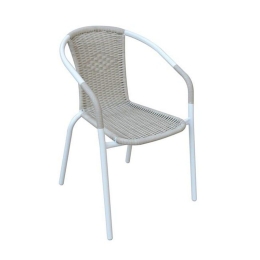 Πολυθρόνα Baleno Ε2401,4 53x58x77cm White-Beige