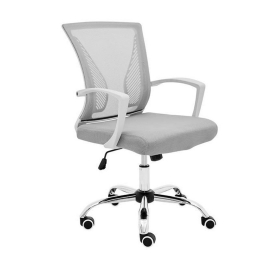 Πολυθρόνα Γραφείου BF2120-S ΕΟ258,2S 57x60x93/103cm White -Grey
