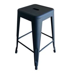 Σκαμπό Bar Relix Ε5193,1ΜW 43x4x64cm Black Matte Μέταλλο