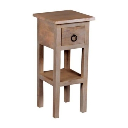 Τραπεζάκι Βοηθητικό - Stand Classic 25x25x55cm Natural Ξύλο