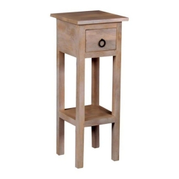 Τραπεζάκι Βοηθητικό - Stand Classic 25x25x65cm Natural Ξύλο