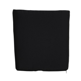 Μαξιλάρι Καρέκλας Με Φερμουάρ Salsa Ε244,Μ11 42x44x4cm Black Πολυέστερ