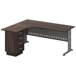 Γραφείο Superior Αριστερή Γωνία ΕΟ703,L1 180x70/150x60cm Walnut