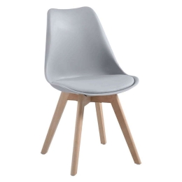 Καρέκλα Martin ΕΜ136,401 48x56x82cm Grey-Natural