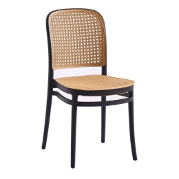 Καρέκλα Κήπου Florence Ε387,2 41x41x83cm Black-Beige