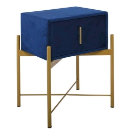 Κομοδίνο Με 1 Συρτάρι Passion Ε8803,Κ3 51x40x65cm Blue