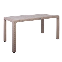 Τραπέζι Κήπου Pello Ε313,1 150x90x73cm Cappuccino
