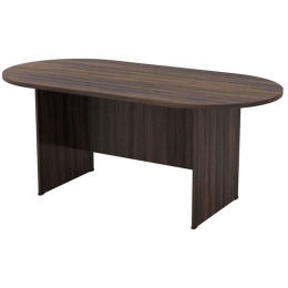 Τραπέζι Συνεδρίου Οβάλ ΕΟ122,31 180x90x75cm Walnut