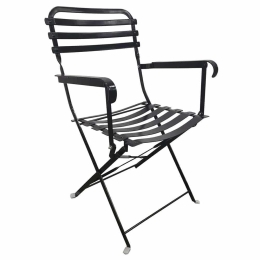 Πολυθρόνα Κήπου Ε518,7W 54x52x85cm Μεταλλική Black