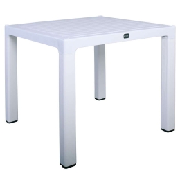 Τραπέζι Κήπου Tebo Ε305,2 90x90x73cm White