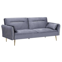 Καναπές - Κρεβάτι Τριθέσιος Flick Ε9445,3 211x87x81cm Grey