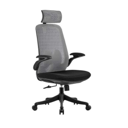 Πολυθρόνα Γραφείου Διευθυντή ΕΟ615,2 72x63x113/123cm Black-Grey