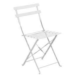 Καρέκλα Πτυσσόμενη Ζαππείου Ε5174,6 40x51x77cm White