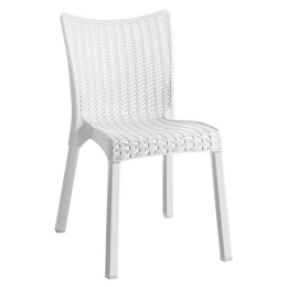 Καρέκλα Στοιβαζόμενη Doret Ε3803,2 50x55x83cm White