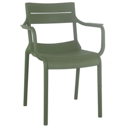 Πολυθρόνα Στοιβαζόμενη Serena Ε3807,3 55x59x81cm Green
