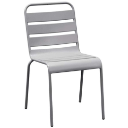 Καρέκλα Στοιβαζόμενη Brio Ε543,1 48x59x79cm Grey