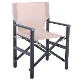 Πολυθρόνα Σκηνοθέτη Ε2601,4Μ 55x46x88cm Anthracite-Beige