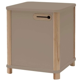 Κομοδίνο Ashme ASHMEBST7 42x42x48cm Clay