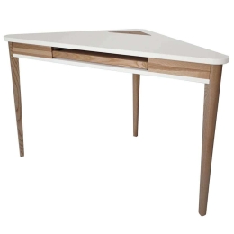 Γραφείο Γωνιακό Ashme ASHMECORKOF1 114x85x75cm White