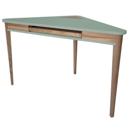 Γραφείο Γωνιακό Ashme ASHMECORKOF17 114x85x75cm Sage Green