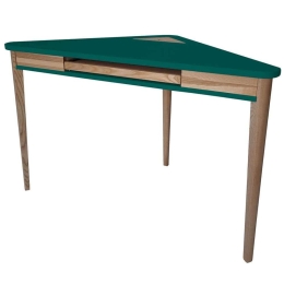 Γραφείο Γωνιακό Ashme ASHMECORKOF10 114x85x75cm Sea Green